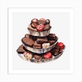 Chocolates On A Tray 2 Art Print