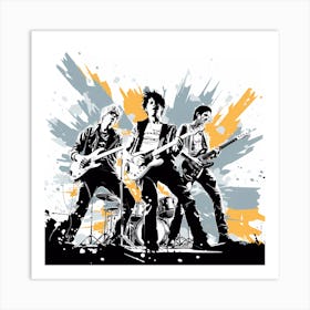 Rock 'n' Roll Band - Live Art Print