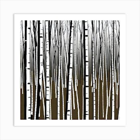 Birch Forest 34 Art Print