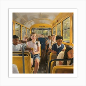 School Bus (5) Art Print