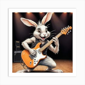 Bunny Rocker 12 Art Print