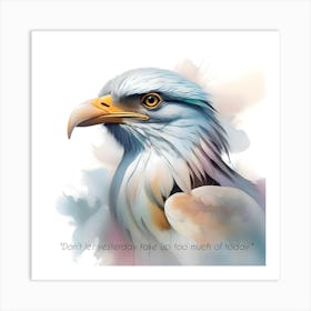Inspirational Quotes (1) Eagle Art Print
