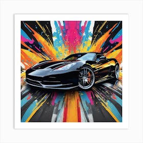 Car Painting 13 Art Print