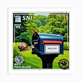 Stamp Postage Mail Letter Envelope Collectible Philately Postal Communication Paper Collec Art Print