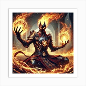 Ronan Ashheart Pyrokinesis Art Print