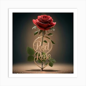 Red Rose 1 Art Print