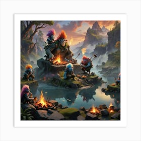 Clash Of Clans Art Print