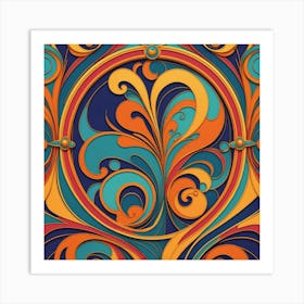 Abstract Swirls 8 Art Print