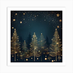 Elegant Christmas Design Series081 Art Print