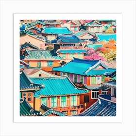 Korean City 1 Art Print