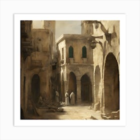 Egyptian City Art Print