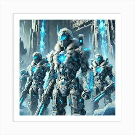 Frozen Sentinels Art Print