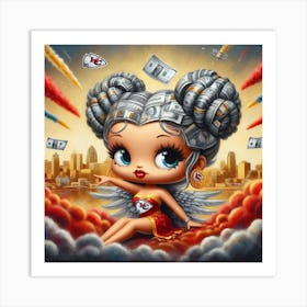 Kansas City Chiefs 13 Art Print