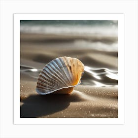 Shell On The Beach 2 Art Print