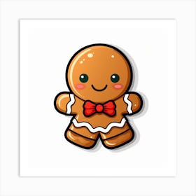 Gingerbread Man 3 Art Print