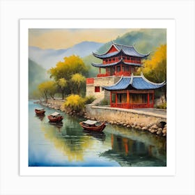 Chinese Pagoda 2 Art Print