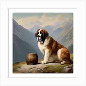 St. Bernard 5 Art Print