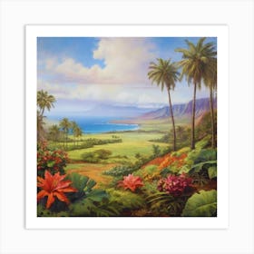 Hawaiian Landscape 11 Art Print