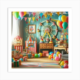 Birthday Party 1 Art Print