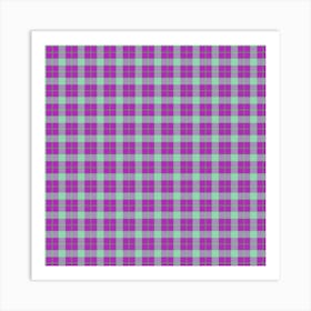 Checkered Fabric 8 Art Print