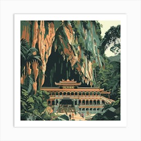 Asian Temple Kuala Lumpur Art Print