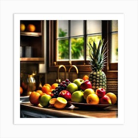 Fruit In The Kitchen Art Print