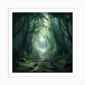 Forest Path 10 Art Print