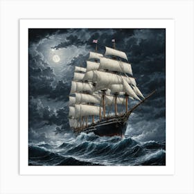 moody seas 12 Art Print