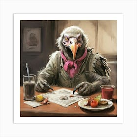 Vulture 11 Art Print