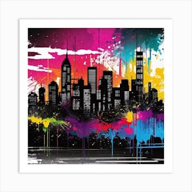 New York City Skyline 38 Art Print