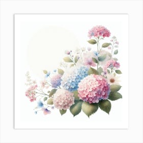 Hydrangeas 3 Art Print