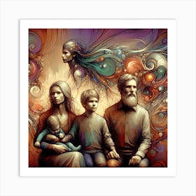 Family Loss Art Print