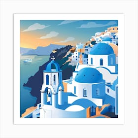 Oia, Greece,Island Greece Art Print