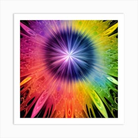 Rainbow Burst 3 Art Print