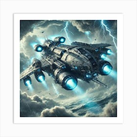 Tempest Class Gunship Art Print