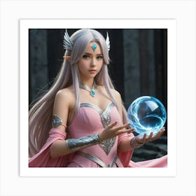 Zelda Cosplay Art Print