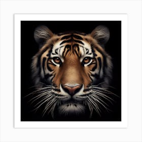 Photorealistic Tiger Art Print