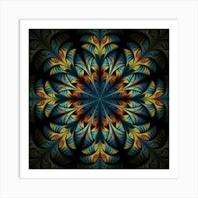 Fractal Flower Fantasy Floral 5 Art Print