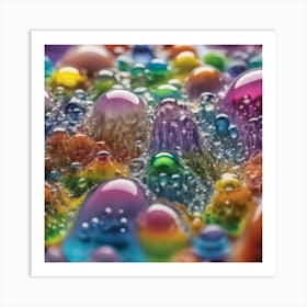 Water Bubbles Art Print