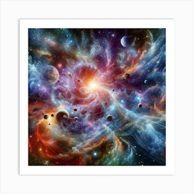 Nebula Art Print