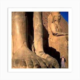 Egyptian Statues 5 Art Print