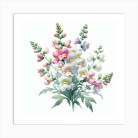 Flower of Snap-dragon Art Print