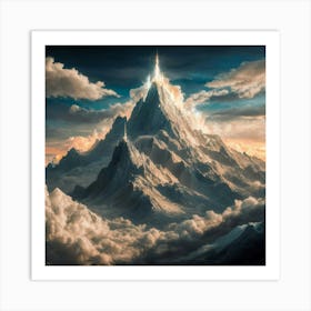 Sky Above The Clouds Art Print