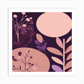 Abstract Floral Pattern Art Print