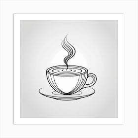 Cup Of Coffee Art Print