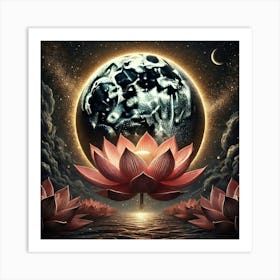 Lotus Flower 157 Art Print