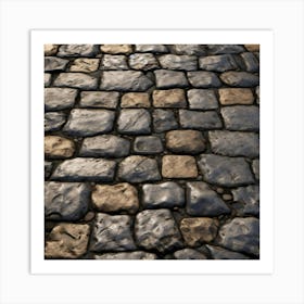 Cobblestone Road 10 Art Print