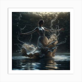 Underwater Dancer Art Print