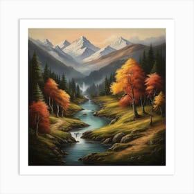 Autumn Landscape Art Print