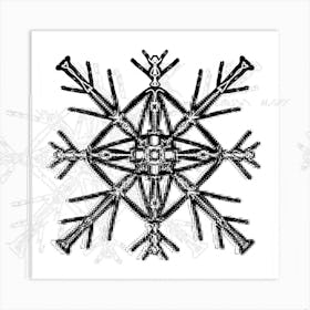 Snowflake 27 Art Print